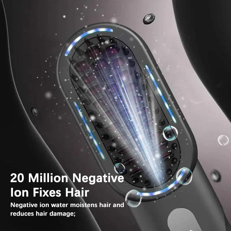 Wireless Hair Straightener Comb with Negative Ions - Smarsty