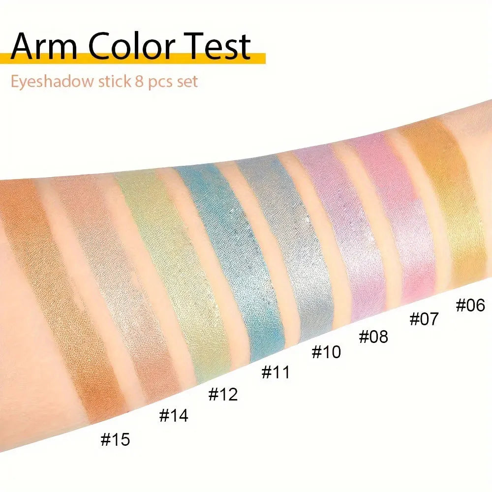 16 Colors Waterproof Pearlescent Eyeliner for Long-Lasting Makeup - Smarsty
