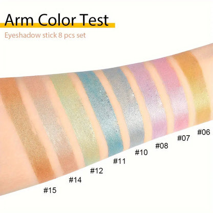 16 Colors Waterproof Pearlescent Eyeliner for Long-Lasting Makeup - Smarsty