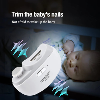 2 In 1 Electric Nail Clippers With Safety Light - Smarsty