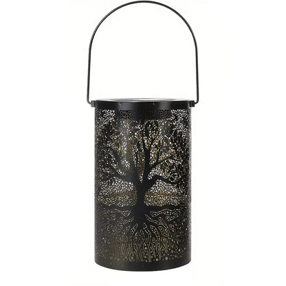 Hanging Solar Lantern Outdoor Waterproof Vintage LED Light - Smarsty