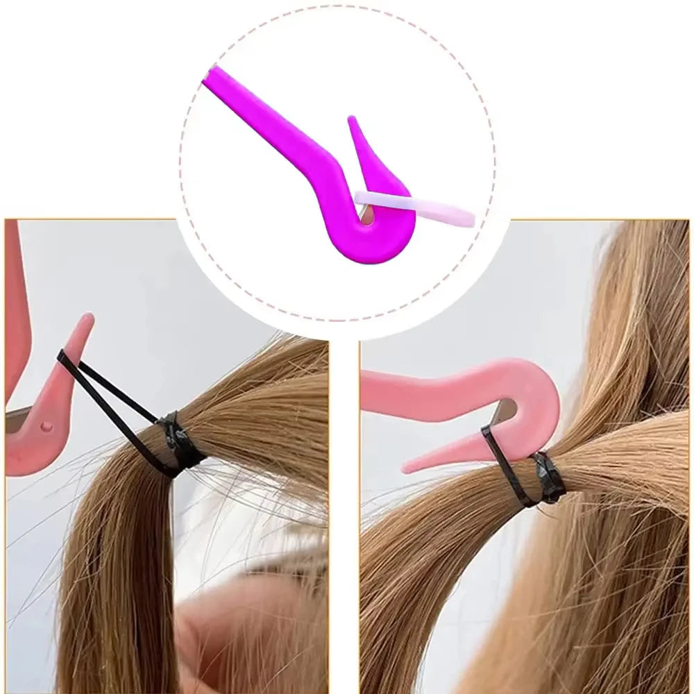Disposable Elastic Hair Band Cutter Tool for Easy Ponytail Removal - Smarsty