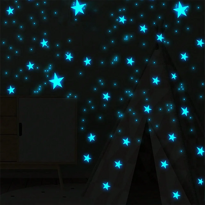 Glow in The Dark Star Wall Stickers for Kids Bedrooms - Smarsty