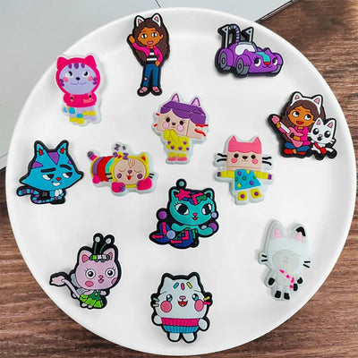 12Pcs Cartoon Shoe Charms,Shoe Decoration Charms,Cute Shoe Charms for Croc Kids Boys Girls Men Women Party Birthday Gifts - Smarsty