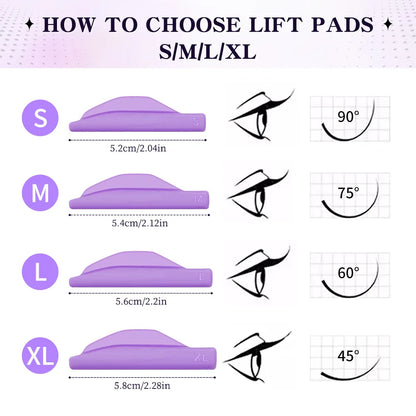 Eyelash Perm Silicone Pads for Perfect Curling - Smarsty