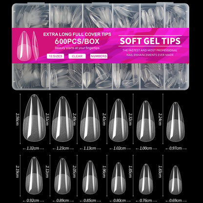 600Pcs Full Cover Press On Nail Tips for Stunning Extensions - Smarsty
