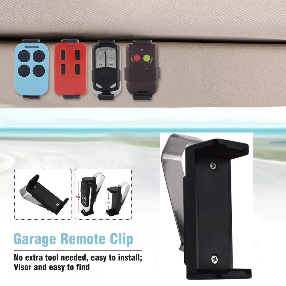 Car Sun Visor Clip Holder for Universal Remote Access - Smarsty