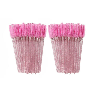 50Pcs Disposable Eyelash Brushes for Makeup Application - Smarsty