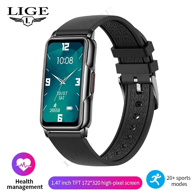 LIGE Smart Watch for Women with Full Touch Screen - Smarsty