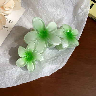 Sunflower Gradient Flower Hair Clip Secure Beach Style - Smarsty