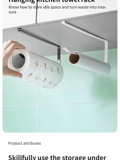 Portable Paper Roll Holder for Easy Kitchen Organization - Smarsty