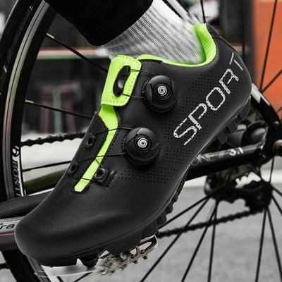 2025 Cycling Sneaker Mtb with Cleats Men Carbon Sports Speed Bike Shoes Women Mountain Racing Flat SPD Road Cycling Footwear by Smarsty