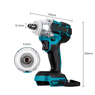 Cordless Brushless Impact Wrench with Toolbox Set - Smarsty
