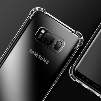 Transparent Silicone Case For Galaxy Phones Soft Shockproof - Smarsty