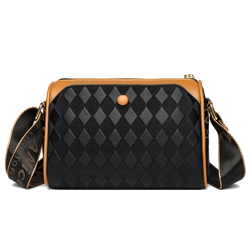 Women Shoulder Bag Crossbody Purse Slim Small Square Satchel - Smarsty