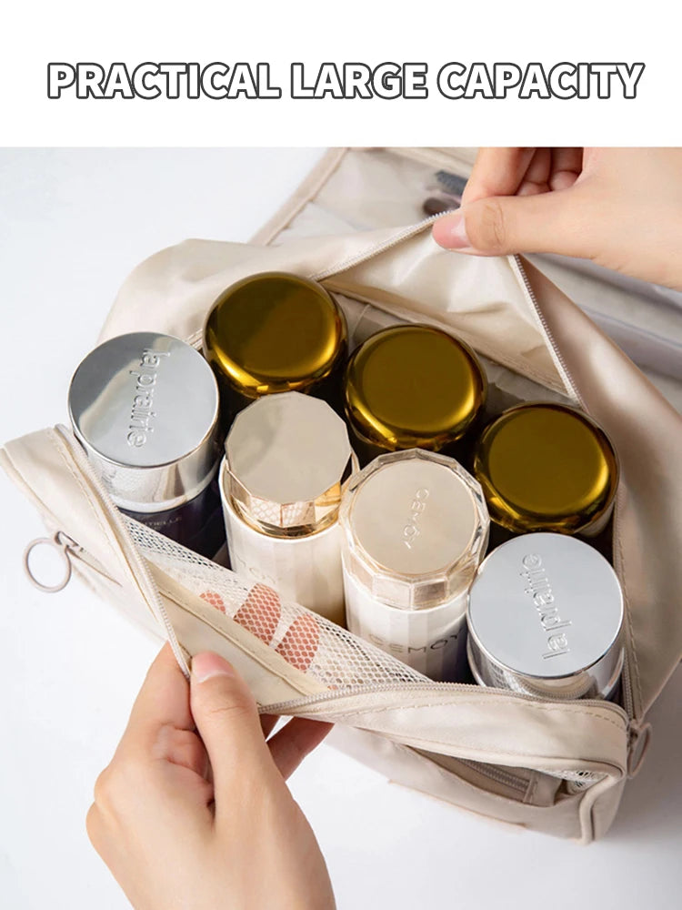 Multifunctional Travel Makeup Bag with Large Capacity - Smarsty
