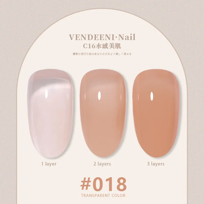 Vendeeni 24 Colors Jelly Gel Nail Polish Set - Smarsty