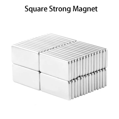 20/50pcs Magnets, 20x10x3mm, Rectangular Magnets for Industrial Use, Metal Material, No Battery Required - Smarsty