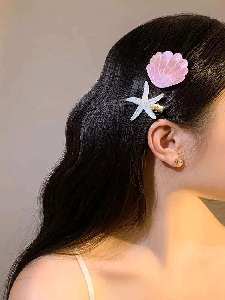 Elegant Starfish Hair Clips for Summer Beach Style - Smarsty