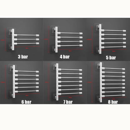 Rotatable Space Saving Aluminum Towel Rack Hanger - Smarsty