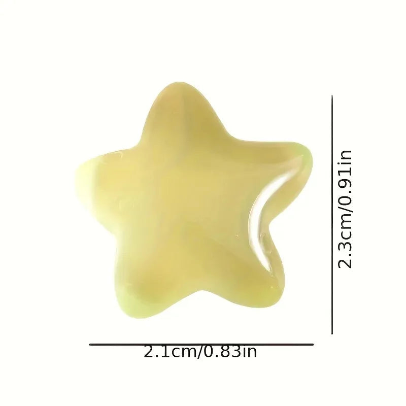 7/14pcs Glow-in-the-Dark Star Shoe Charms Easy Install Fun DIY hole shoes Buckles for Hole shoes