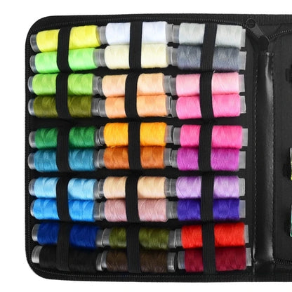 Sewing Kit Complete Set with Threads Needles Scissors Tape Measure Buttons and More for DIY Handcraft Projects Home and Travel - Smarsty