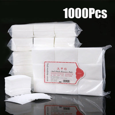 100 Percent Cotton Lint-Free Nail Wipes for Easy Removal - Smarsty