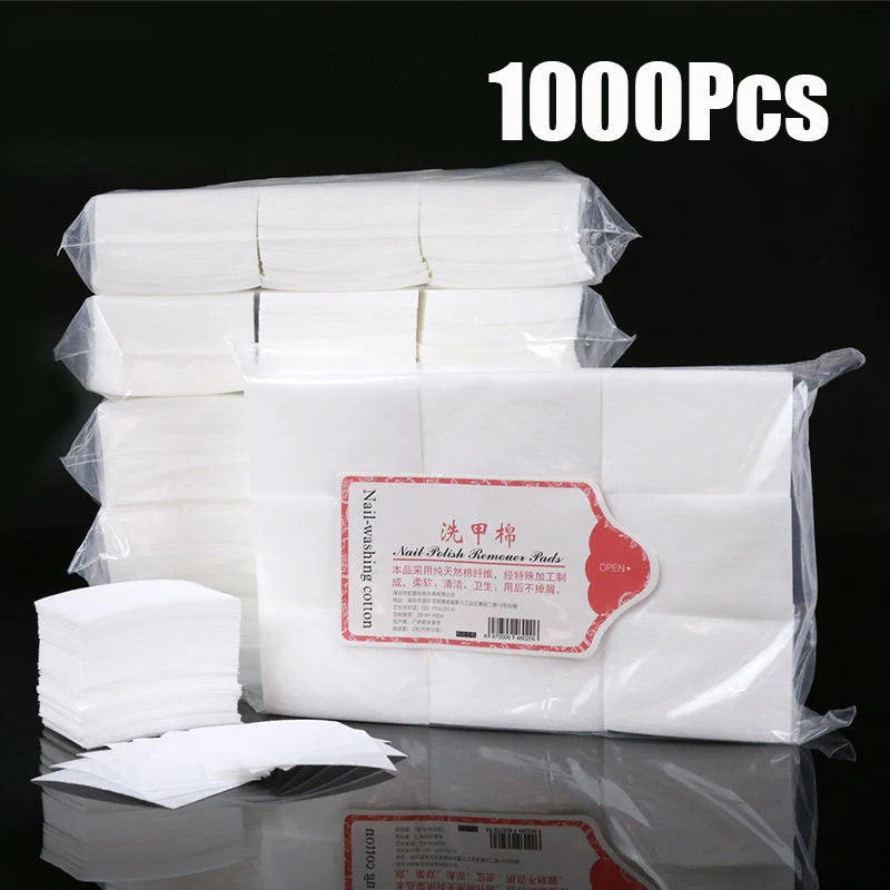 100 Percent Cotton Lint-Free Nail Wipes for Easy Removal - Smarsty