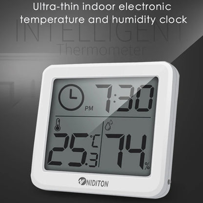 Digital Clock Desk Clock with Temperature and Humidity Display - Smarsty