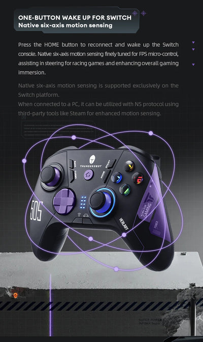 Thunderobot G50S Wireless Gaming Controller with Hall Effect Joystick - Smarsty