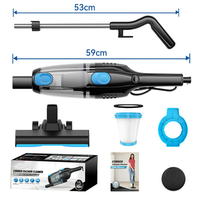 INSE R3S Corded Vacuum Cleaner 16Kpa 6M Extra Long Cord Handheld Vacuum Cleaner for Car Cleaning Hard Floor Household Appliance