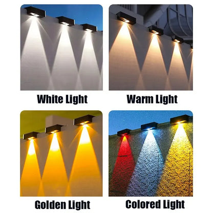 Solar Wall Lights Waterproof LED Garden Lamps - Smarsty