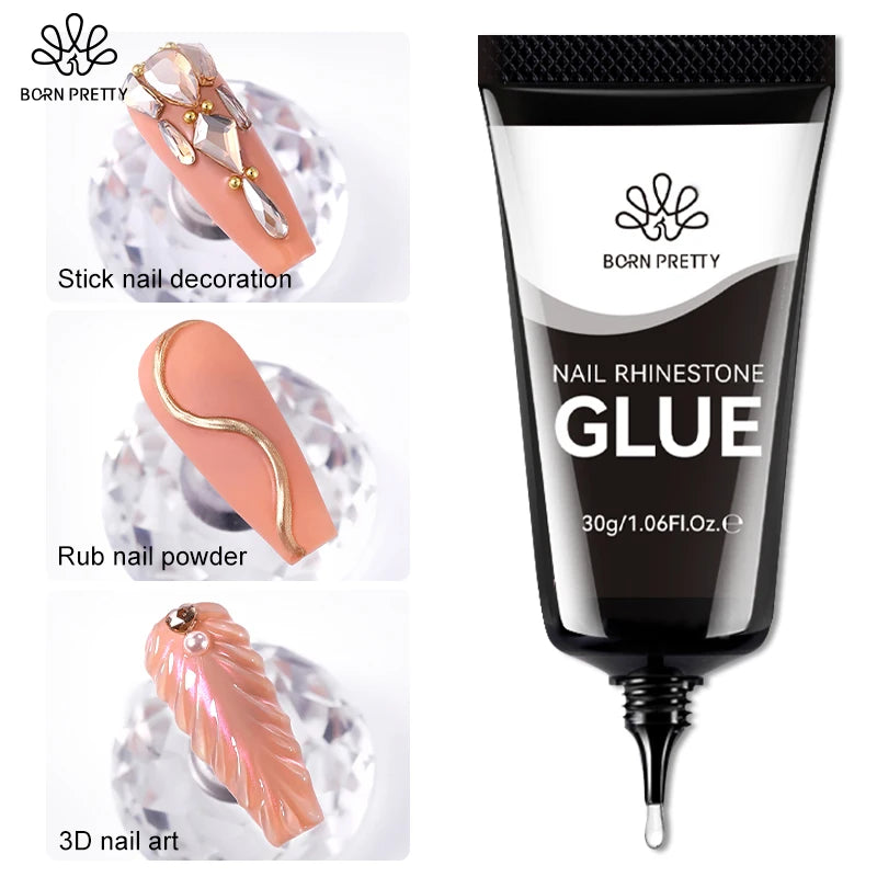 Born Pretty Nail Rhinestone Glue for 3D Nail Art - Smarsty