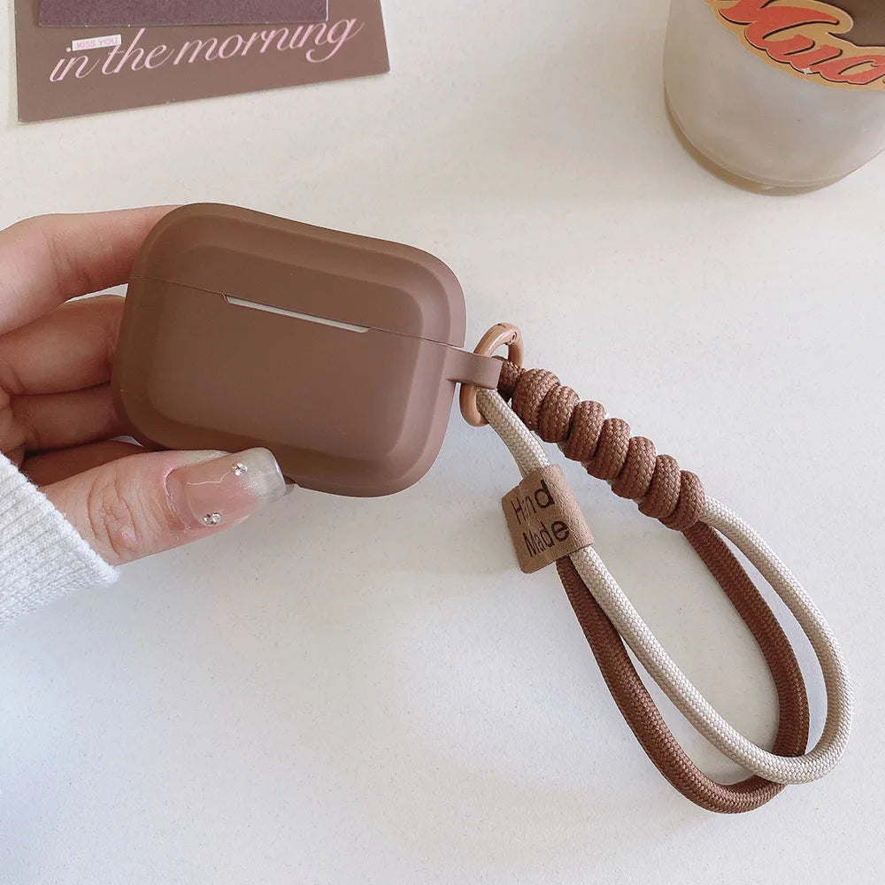 Caramel Silicone Earphone Case with Bracelet Protection - Smarsty