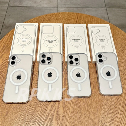 Transparent MagSafe Case for iPhone Crystal HD Shockproof - Smarsty