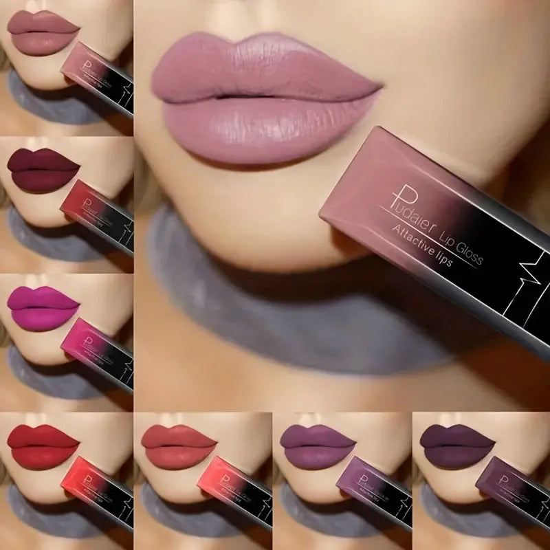 Long Lasting Matte Liquid Lipstick 17 Vibrant Shades - Smarsty