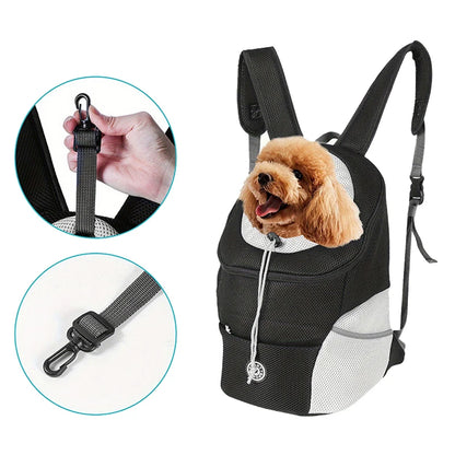 Breathable Double Shoulder Outdoor Dog Carrier Bag - Smarsty