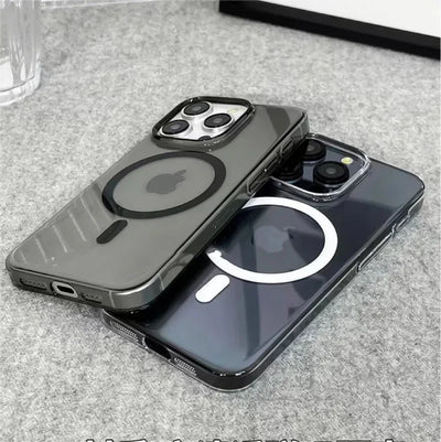 Ultra Thin MagSafe Transparent Case For IPhone - Smarsty