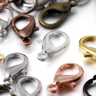100pcs Lobster Clasps Jewelry Findings for DIY Making - Smarsty