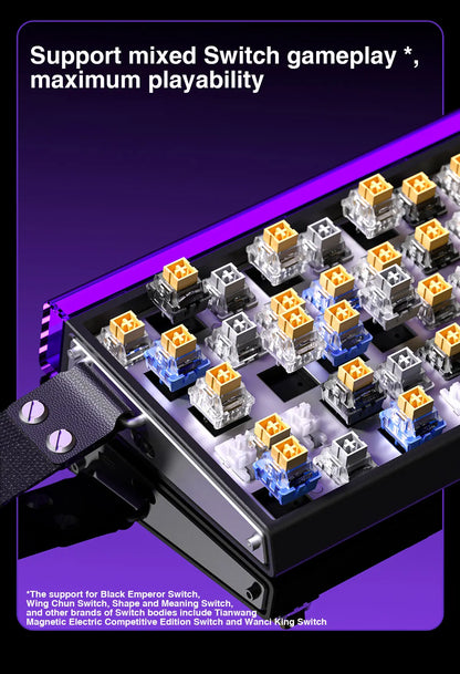 68 Key Magnetic Switch Keyboard Rapid Trigger RGB Wired