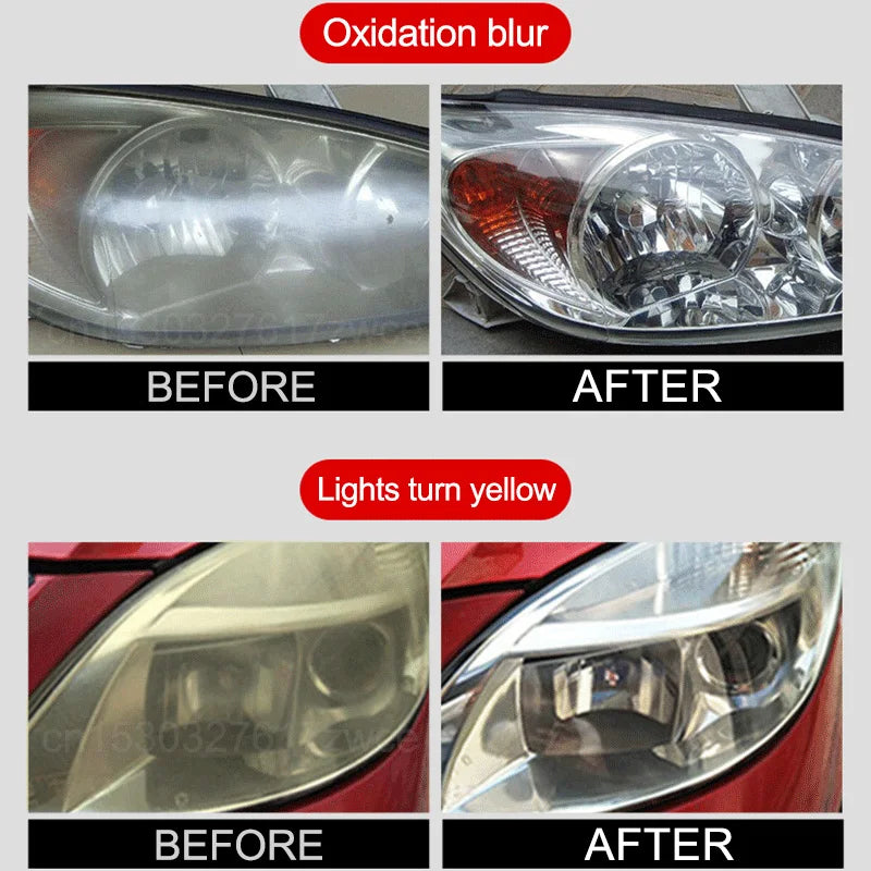 Car Headlight Restoration Polishing Kits Headlamp Repair Kits Car Light Polisher Cleaning Paste Car Paint Care Refurbish Agent - Smarsty