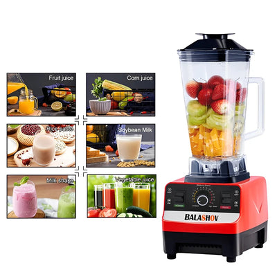 2000W Heavy Duty Commercial Blender Stationary Mixer Food Processor Ice Smoothies for Kitchen High Power Juicer Blender BPA Free by Smarsty