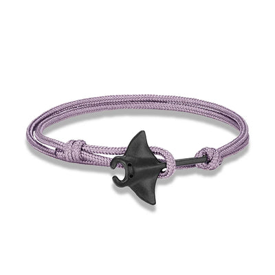 Adjustable Ocean Animals Manta Ray Paracord Bracelet - Smarsty