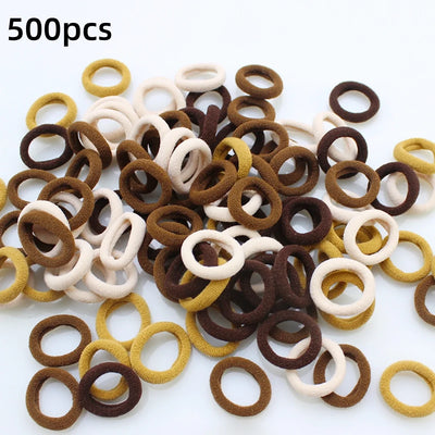Girls Colorful Elastic Hair Bands Non Slip Soft Ties - Smarsty