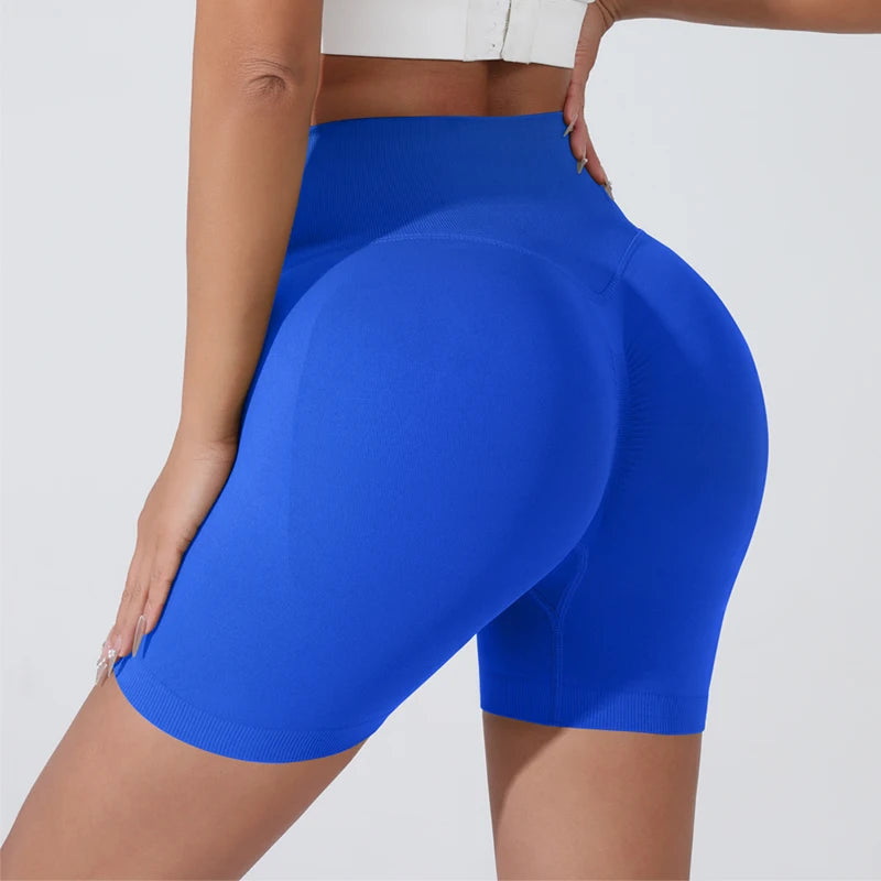 Women's High-Waist Breathable Yoga Shorts for Summer Running Short Tights Leggings Cycling Workout Gym Shorts Sports Shorts - Smarsty