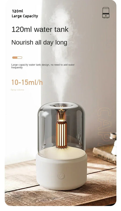 Candlelight Aromatherapy Humidifier for Home Office - Smarsty