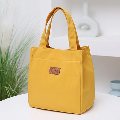 Large Insulated Lunch Bag With Aluminum Foil Top Handle - Smarsty