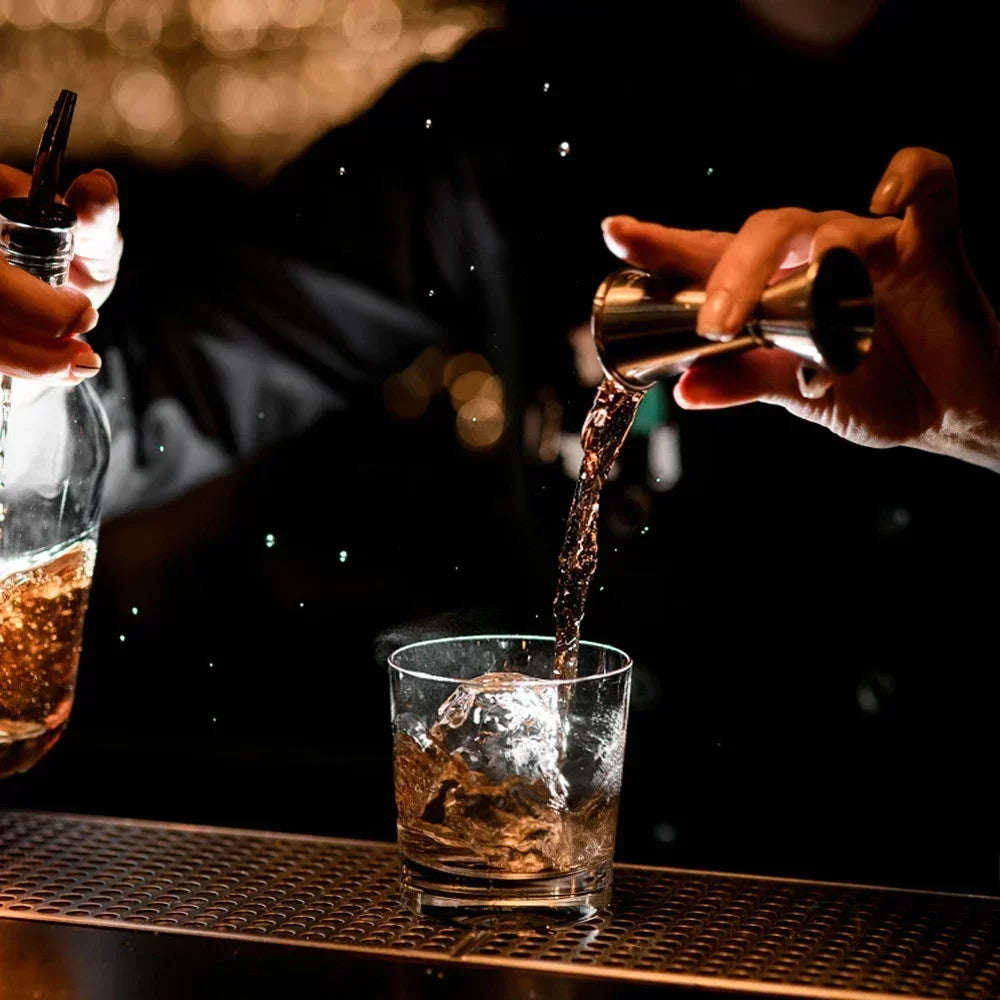 Stainless Steel Double Shot Jigger Cocktail Measure Cups - Smarsty