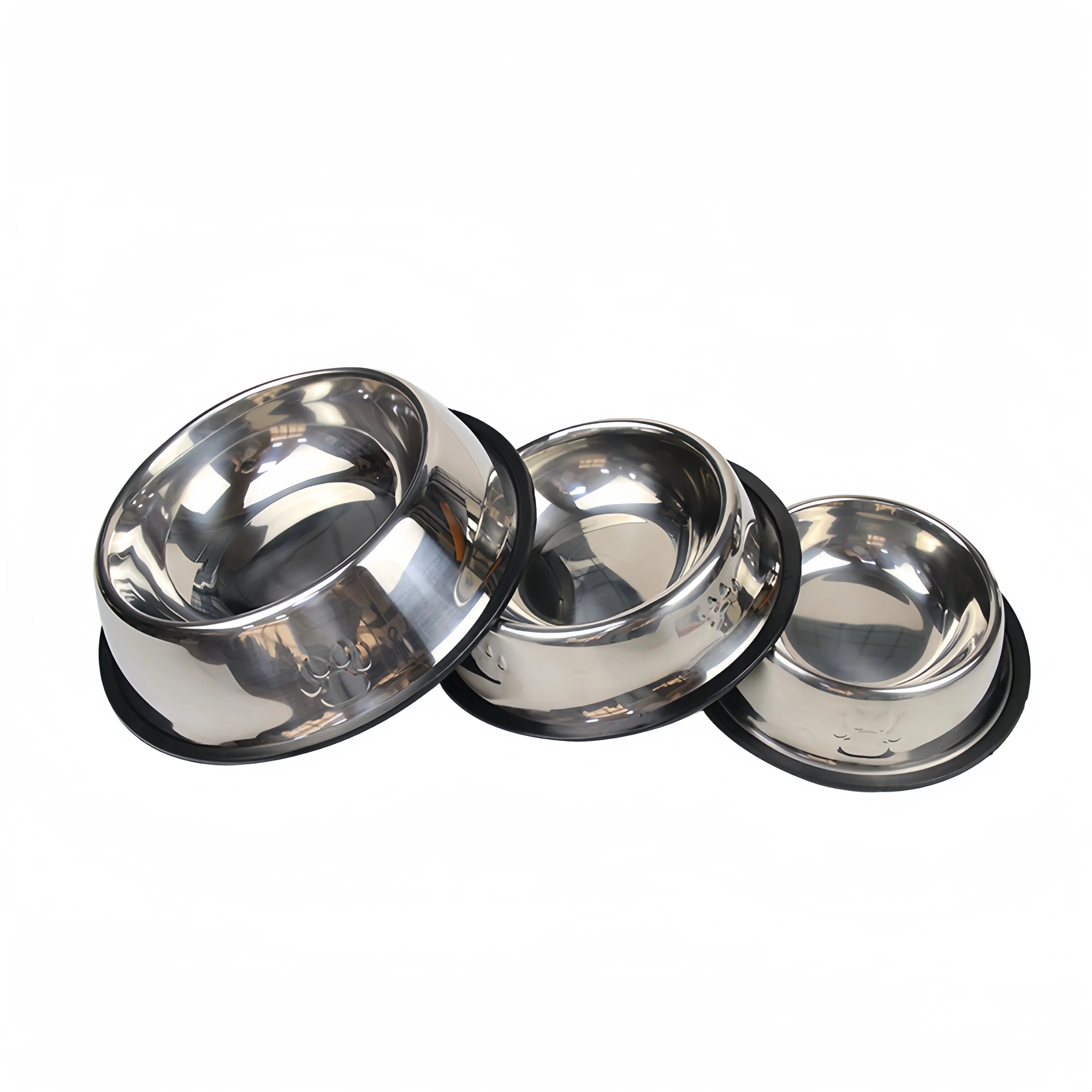 Durable Stainless Steel Pet Feeding Bowl Easy To Clean - Smarsty
