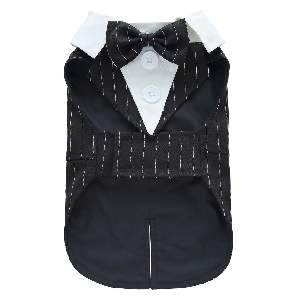 Formal Tuxedo Dog Costume for Weddings and Events - Smarsty